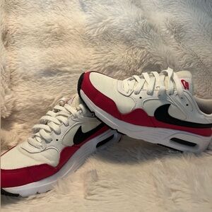 Nike hot pink/magenta and White Sneakers with Black Accents